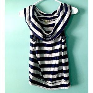 Bordeaux Striped Top •